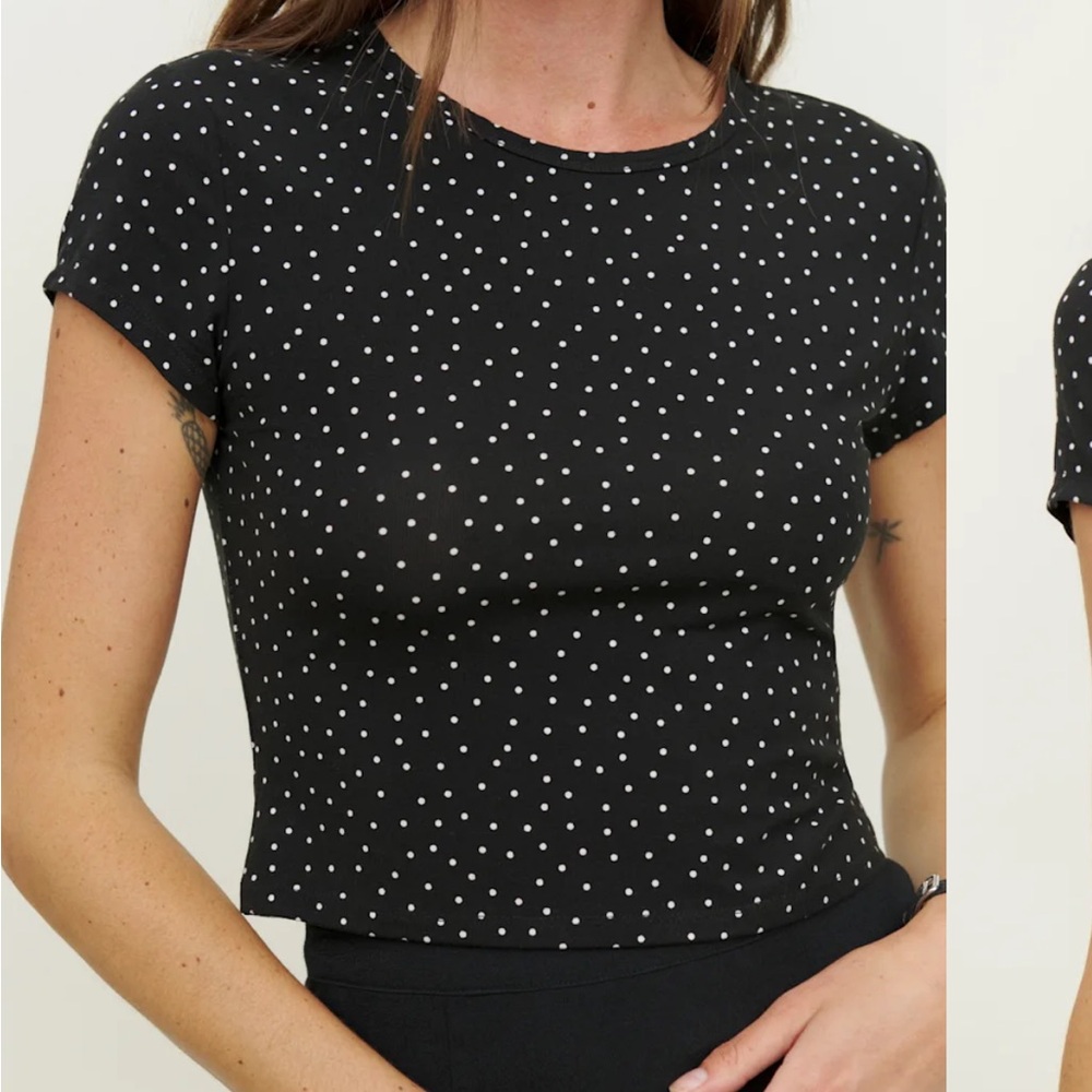 Reformation Muse Printed TShirt Tee